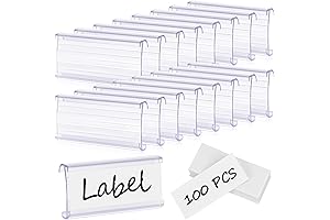 100 pcs Wire Shelf Label Clips