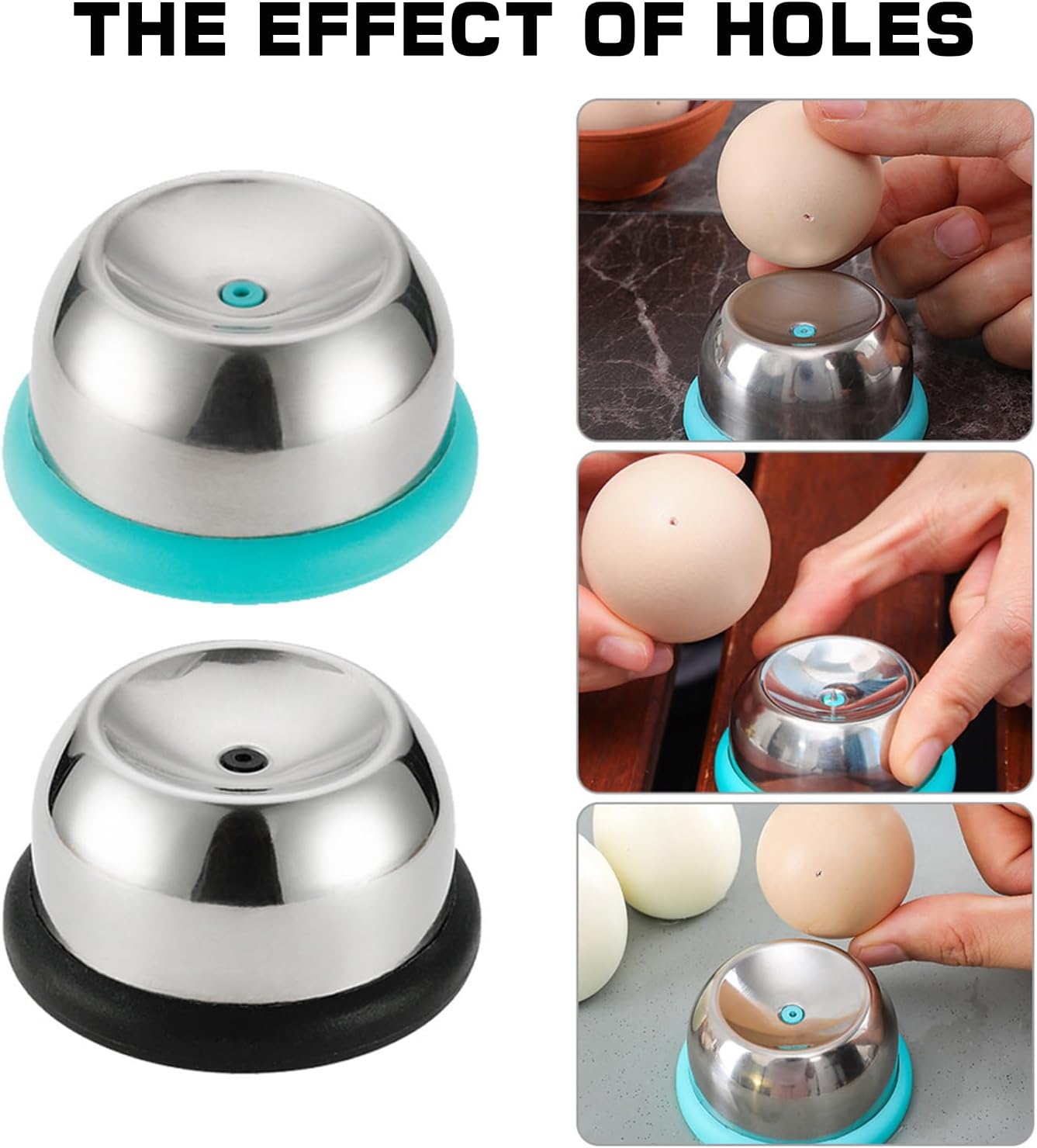 2pack Egg Piercer,Egg Poker,Egg Hole Puncher,Stainless Steel Egg Opener,Egg Shell Opener For Hard Boiled Eggs,Makes It Easy To Cook Highquality Hardboiled Eggs At Home And In Commercial Kitchens