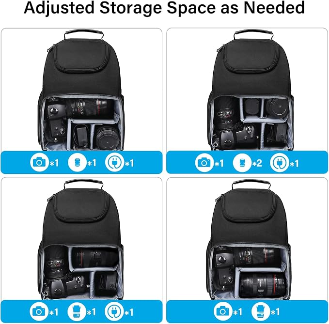 Funda tipo bandolera para cámara DSLR con soporte para trípode miniatura 2