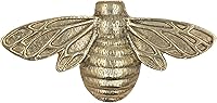Solid Brass Bee Door Knocker 6.3" Wide x 3.5" Tall - Polished Brass Symbol of Prosperity & Hard Work by Anatolica