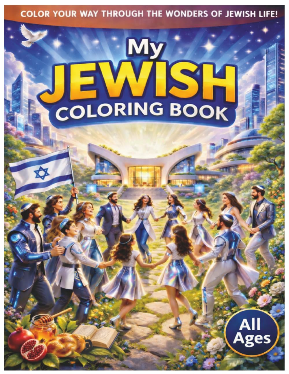 My Jewish Coloring Book: Color your way through the wonders of Jewish life.