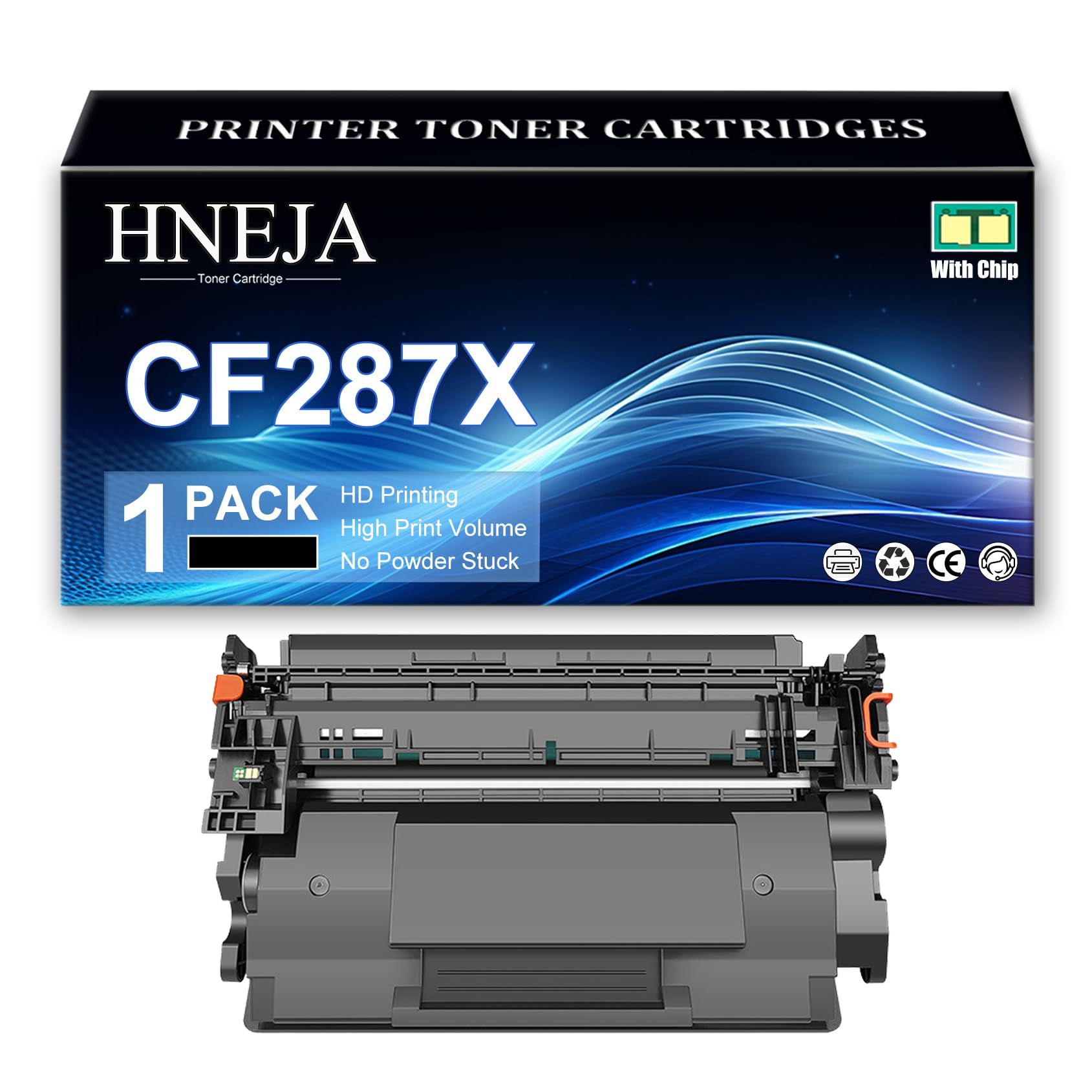 Toner Cartridge CT202875 2本セット Amazon.com: HNEJA CF287X 87X Black Toner Cartridge High Yield