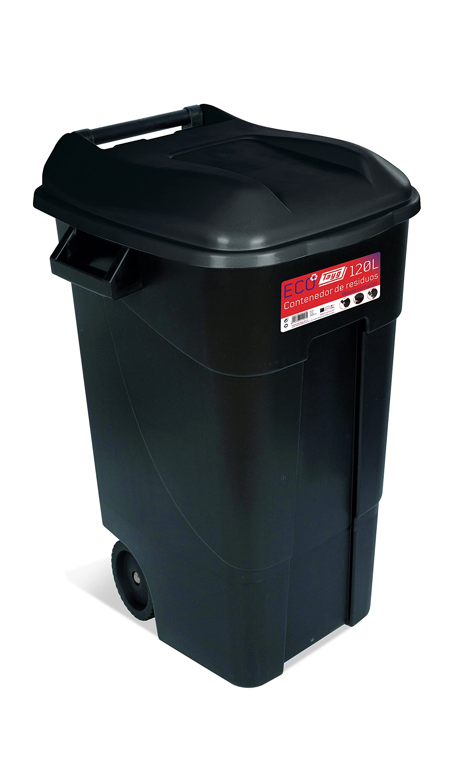 Tayg EcoTayg 442070 - Contenedor residuos Eco 120 l Negro en oferta en Amazon