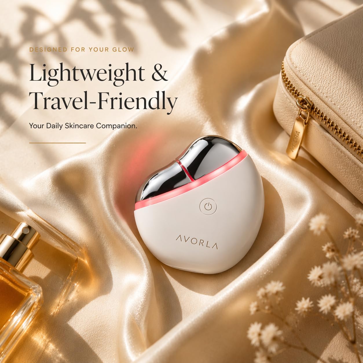 AVORLA LED Gua Sha Facial Tool with Heat and Microcurrent, Skin Toning Device, Skin Light Therapy Anti-Aging/Anti-Wrinkles,face Lift, Eye/face Puffiness, Skin Firm