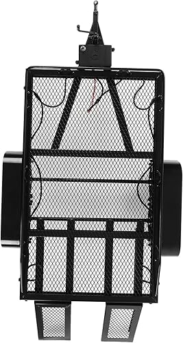 Miniatura 8 de Remolque RC, 110 Heavy Duty RC Car Trailer Kit de remolque de cama plana, accesorio de remolque de coche de metal con 4 neumáticos para Scx10 90046