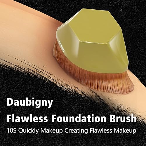 Miniatura 17 de Daubigny, brocha de maquillaje perfecta para maquillaje facial, colorete líquido, en polvo, base para mezclar líquidos, crema, polvo, cosméticos