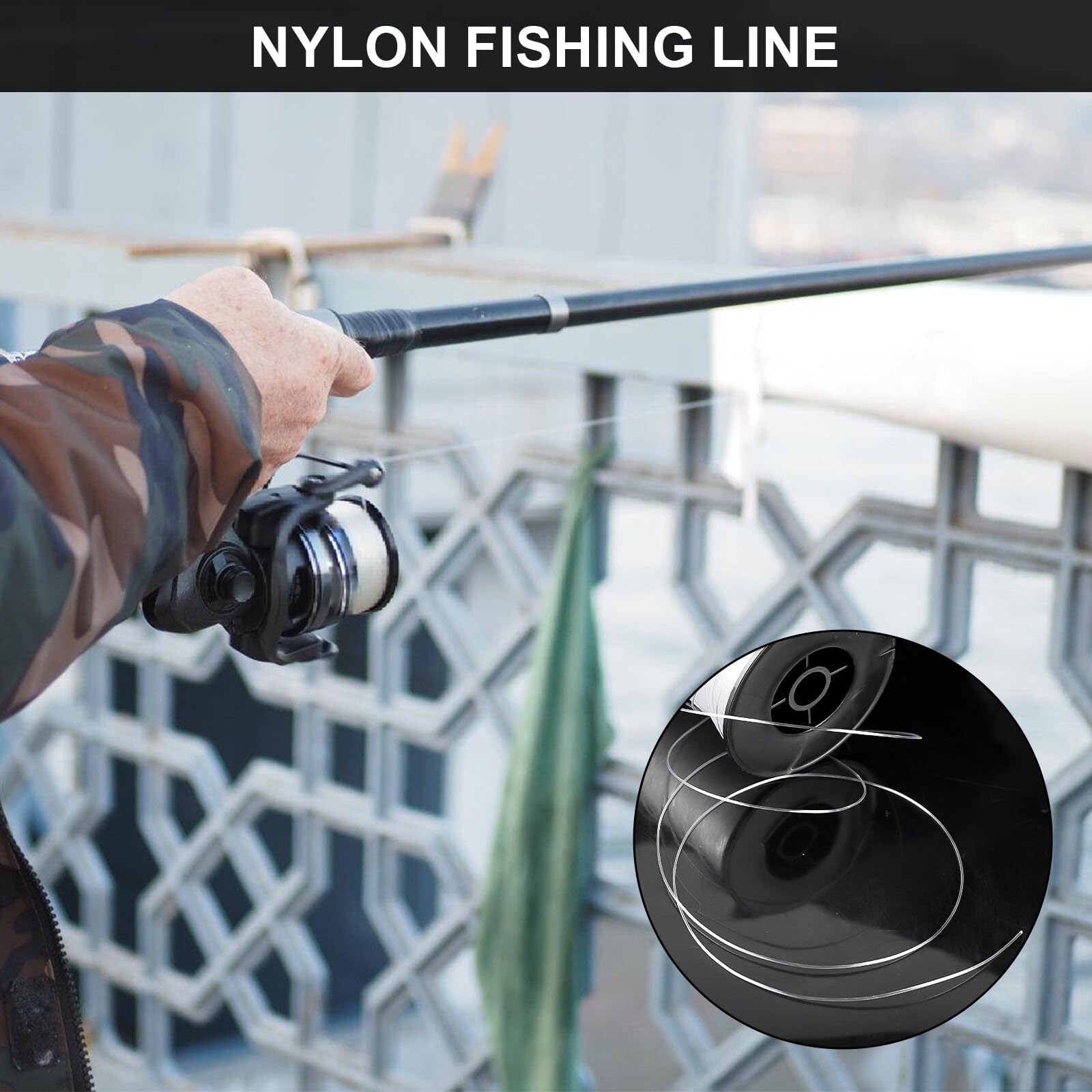 Filo Nylon Trasparente 0.8mm X 200m - Resistente Per Pesca, Fai Da Te, Decorazioni E Artigianato - Foto 5