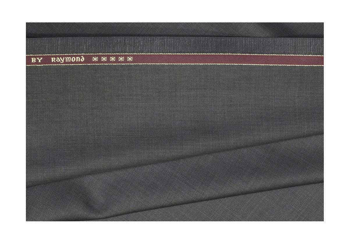 Men's Poly Viscose Unstitched 1.3 m Trouser Fabric (Grey, Free Size)