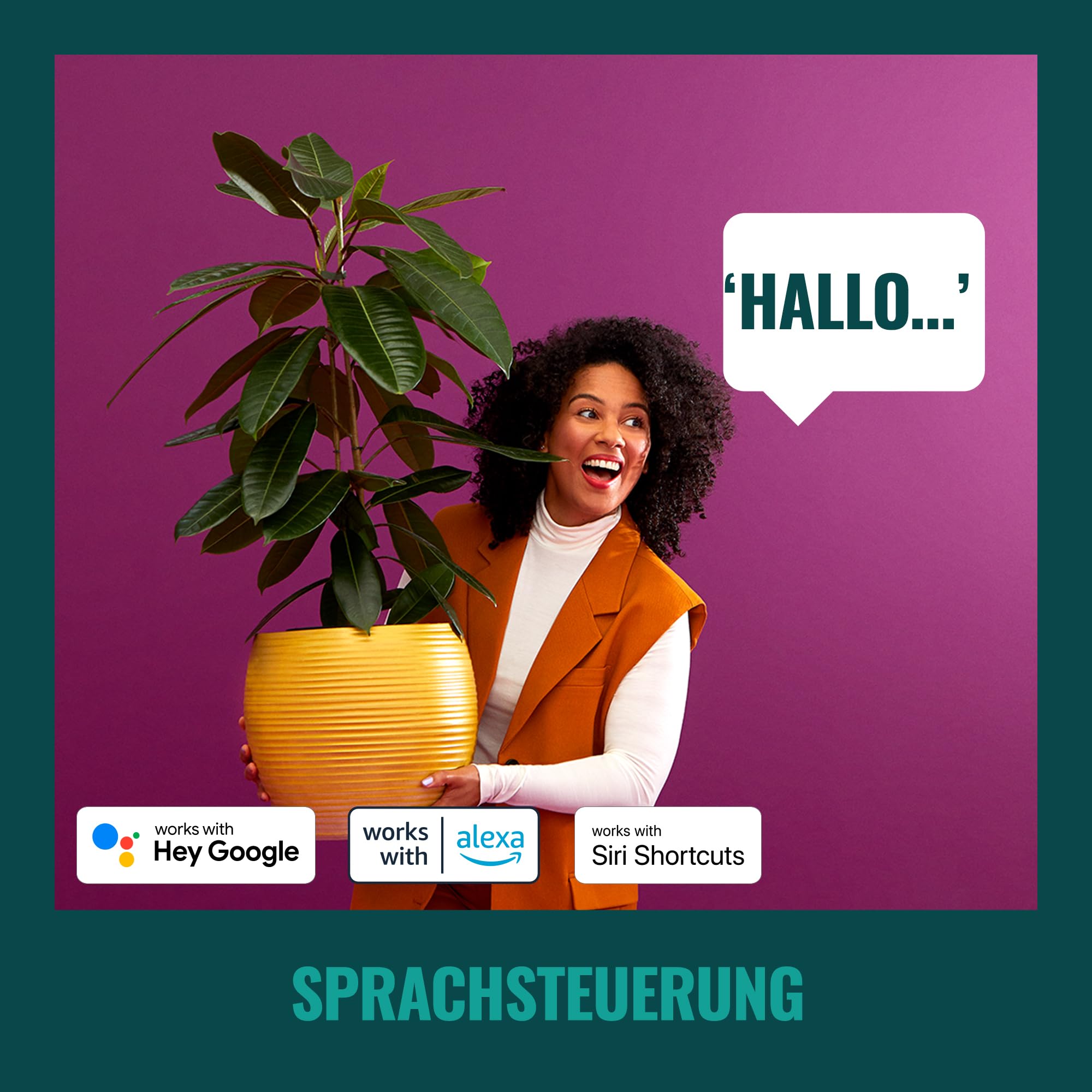WiZ Tunable White and Color LED Außenleuchte Elpas, dimmbar, warm- bis kaltweiß, 16 Mio. Farben, smarte Steuerung per App/Stimme über WLAN, Erweiterung