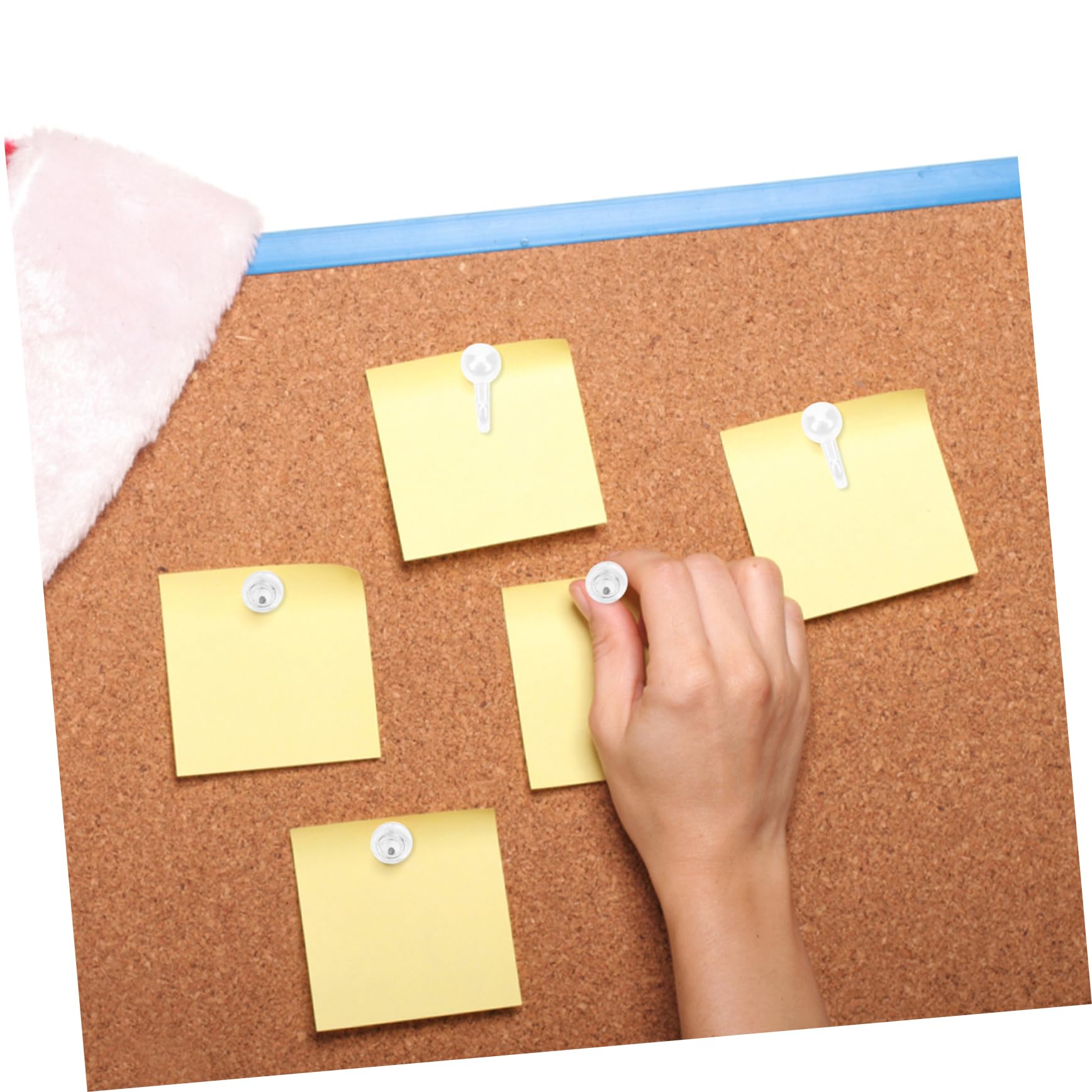 DOITOOL 4 Boîtes Épingles Remplaçables Multifonctionnelles pour Tableau Liège Pratiques pour Maison Parfaites pour Marquer Cartes et Affichages