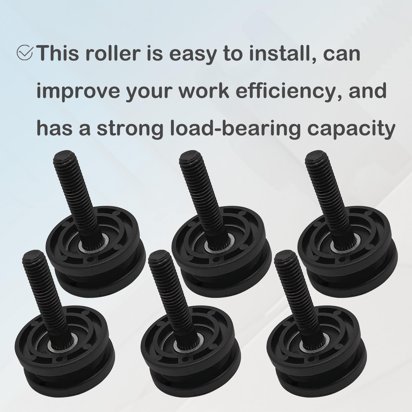 Paquete de 6 rodillos de mesa de sierra de azulejos de repuesto 089041054704 524820001 305784005 306784001 305784001 para Ridgid R4030 R4030S R4031 R4031S R4031S R40331S 11