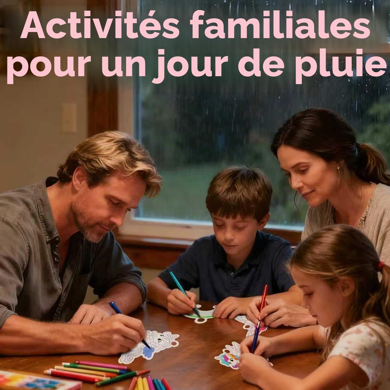 63 pièces Kit de loisirs créatifs Licorne en film rétractable pour enfants, 24 modèles enchanteurs, 12 stylos à double pointe, colliers de perles,rubans cirés et porte-clés à peindre soi-même À partir