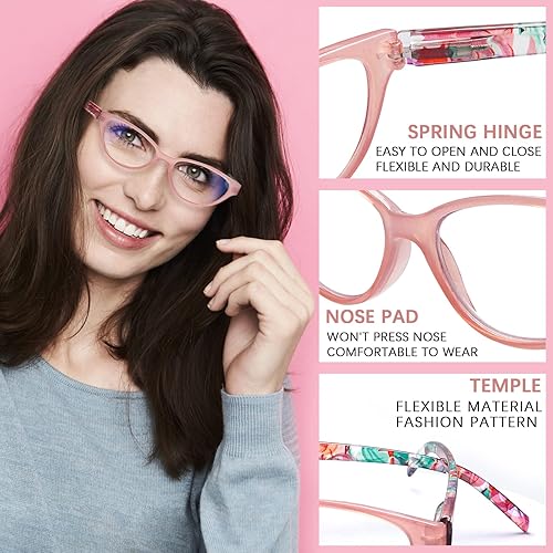 Miniatura 2 de CLASAGA Anteojos progresivos de lectura multienfoque para mujer, con bloqueo de luz azul, lentes para lectura de computadora