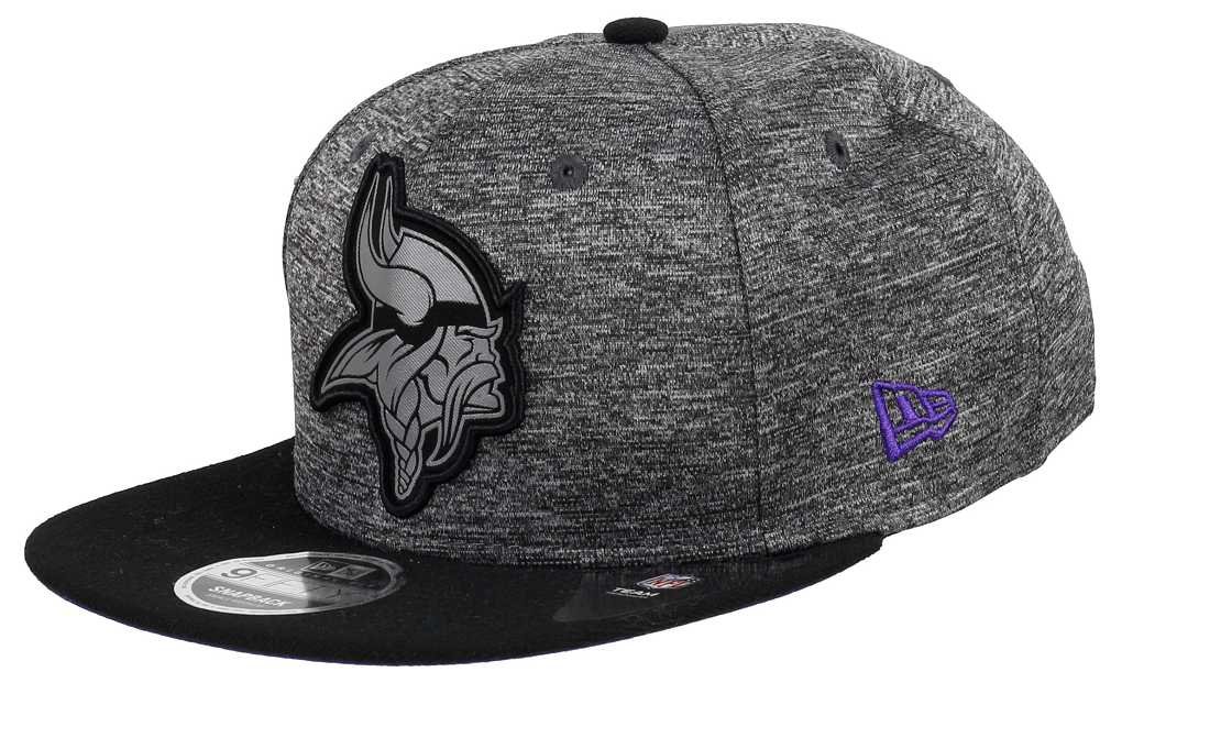 New Era Men's Black/Gray-Vikings Minnesota Vikings 9Fifty Snapback Grey Collection /Grey - M - L