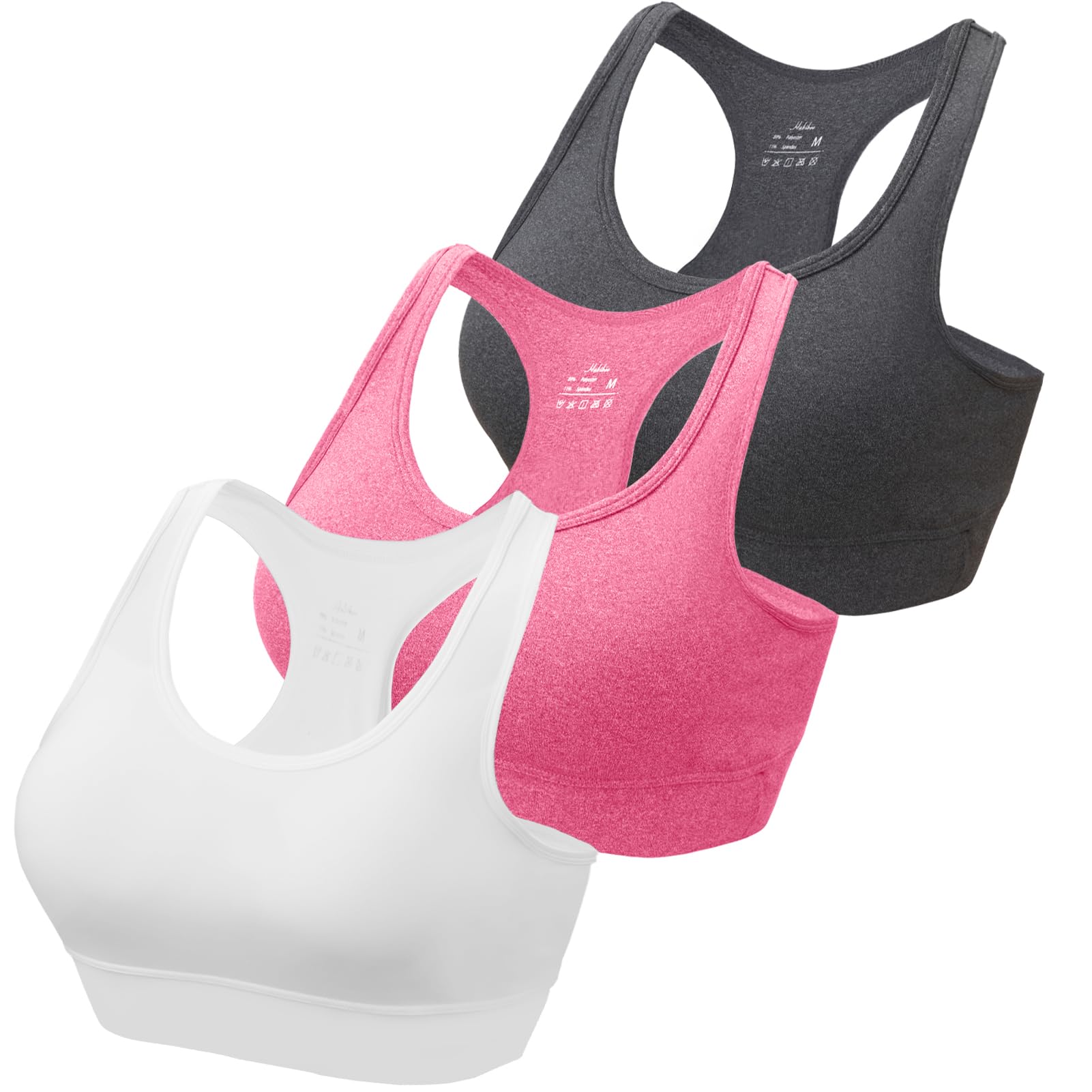 Sujetador de alto impacto con almohadilla desmontable y efecto push up 8