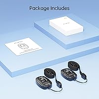 Vista 7 de ATUMTEK Obturador remoto de cámara para teléfonos inteligentes iPhone y Android (paquete de 2), botón de control remoto inalámbrico para fotos