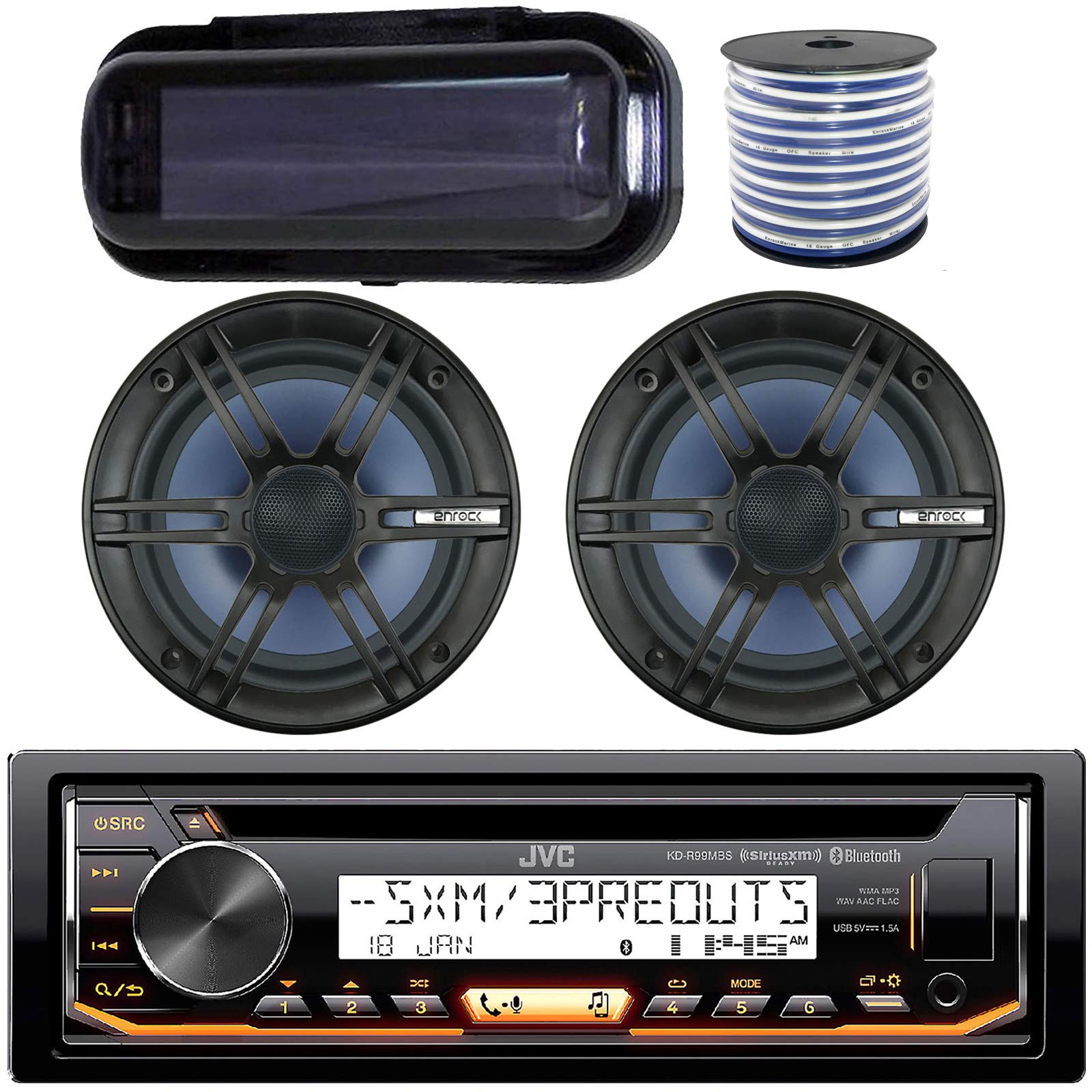marine bluetooth stereo system