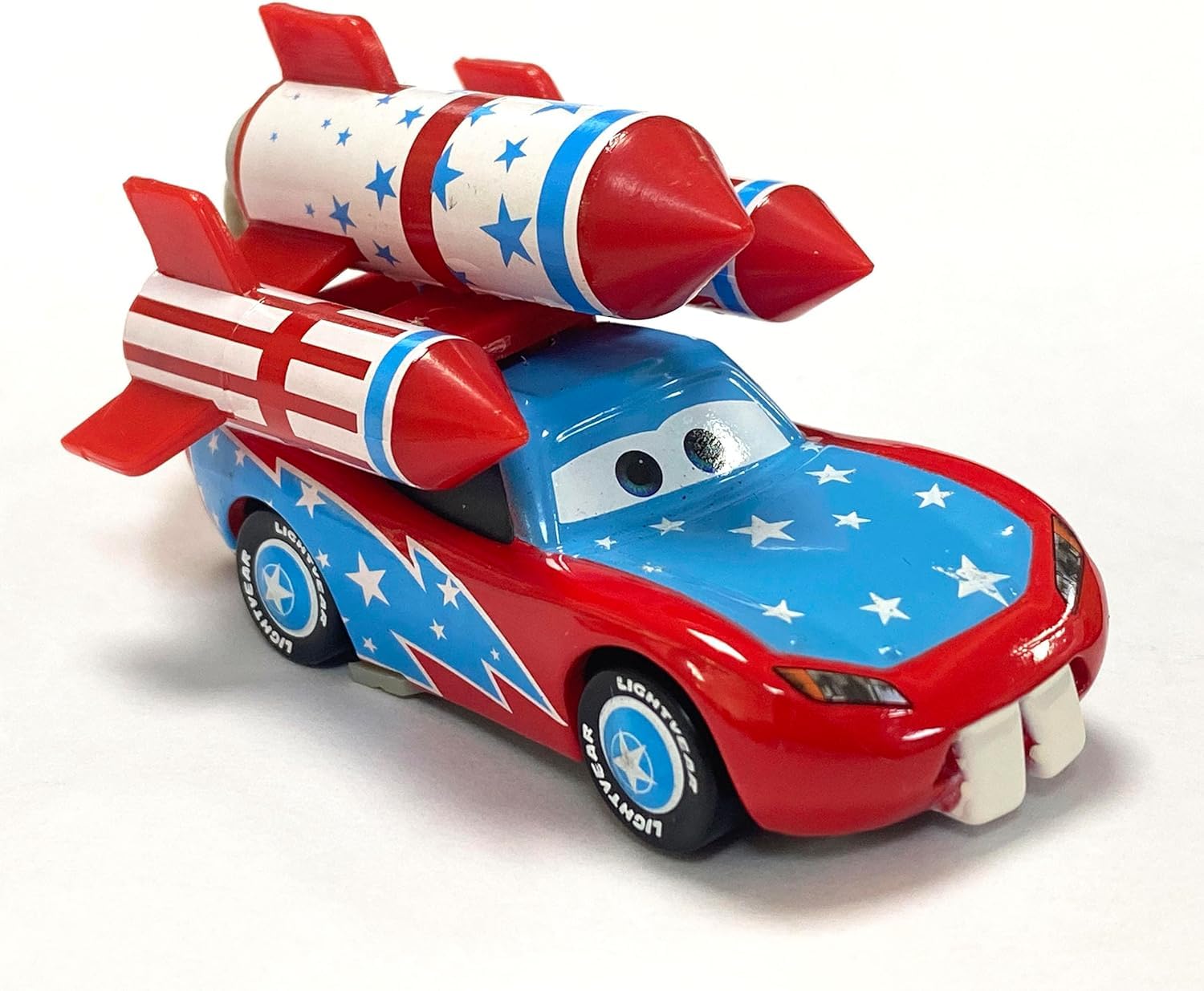 1:55 Diecast Vehicles for Kids Boys Basic Characters Toy Car Movie Toys Diecast Chick Hicks Doc Hudson The King Ramirez Toy Car（Rocket McQueen）