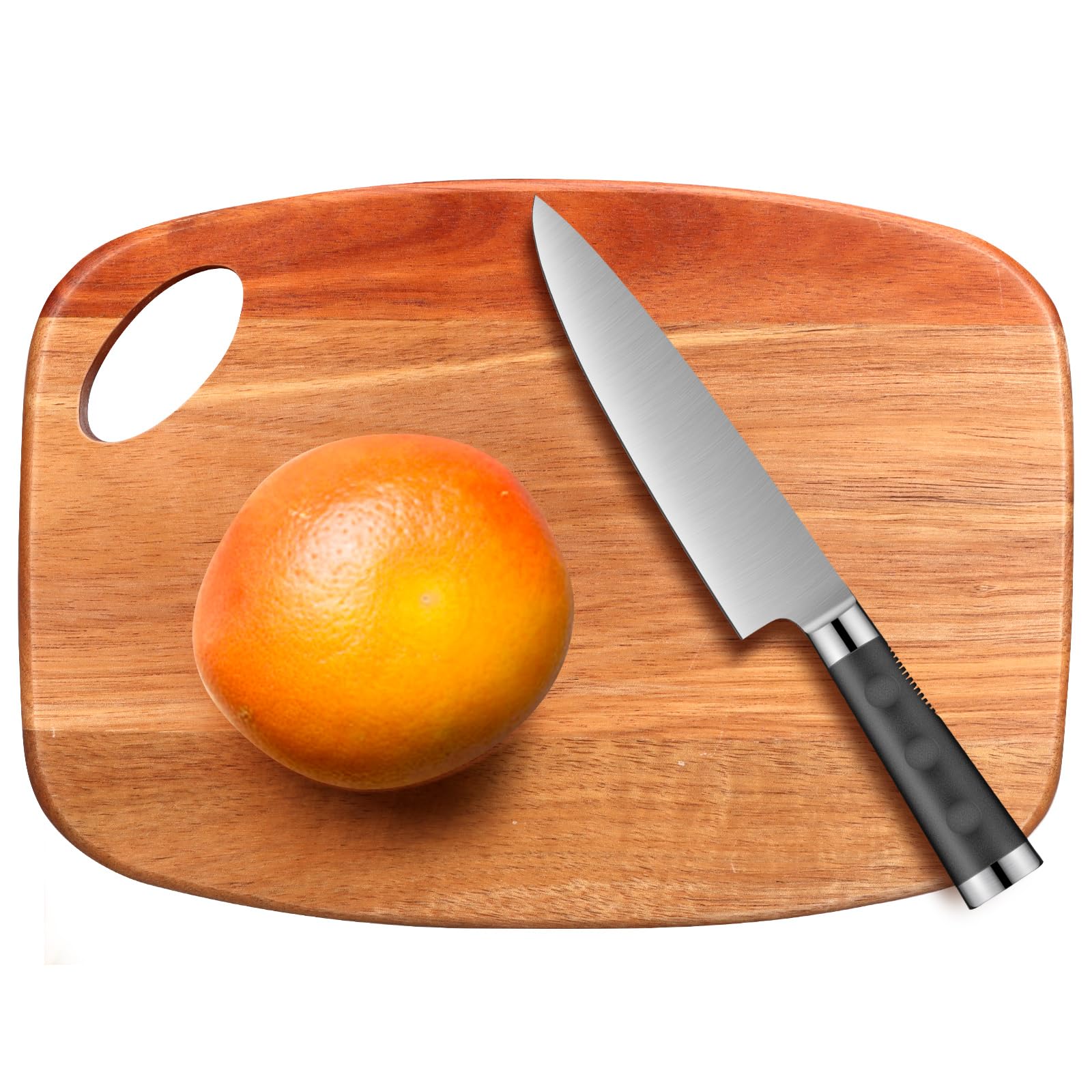 Gtencemen Small Acacia Wood Cutting Boards for Kitchen with Hanging