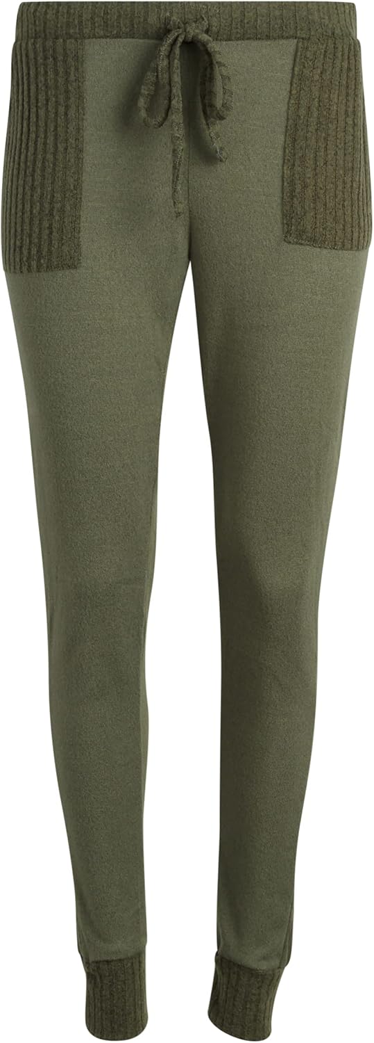 Lucky Brand Women's Pajama Set - 2 Piece Ribbed Hacci Long Sleeve and Joggers Sleepwear - Image 7