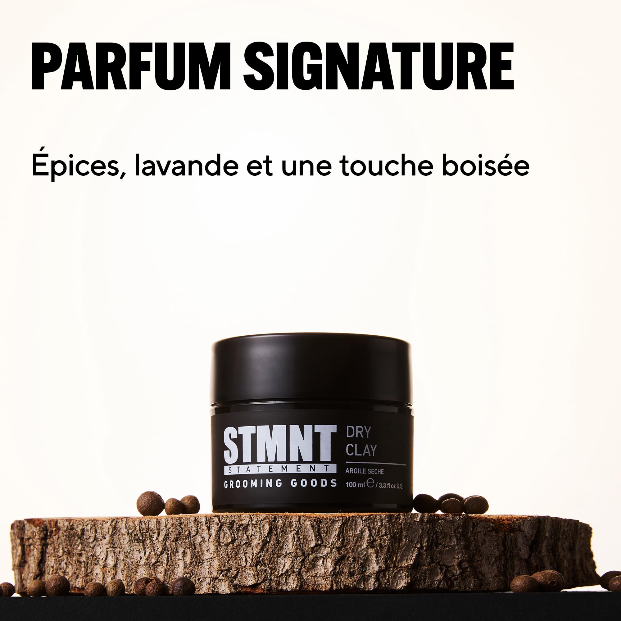 STMNT STATEMENT GROOMING GOODS Argile sèche - Finition extra mate - Très forte tenue - Facile à laver - Non gras