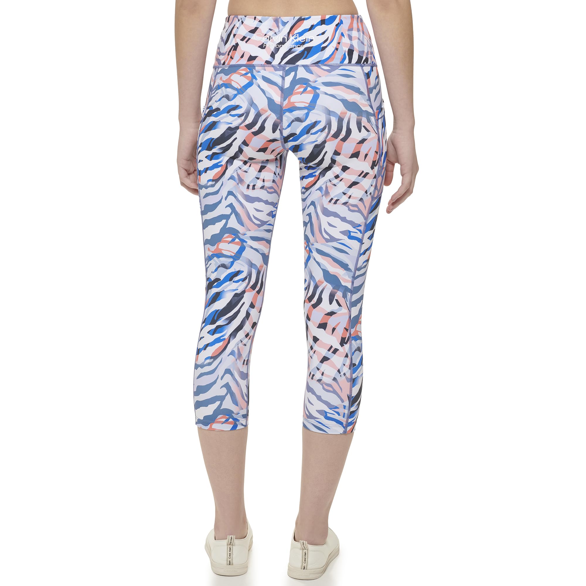 Calvin Klein Printed High Waisted Leggings Pantaloni Donna