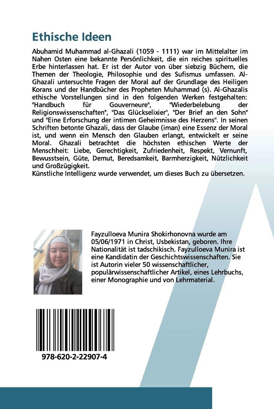 Ethische Ideen: In der Philosophie von Abuhamid Muhammad al-Ghazali