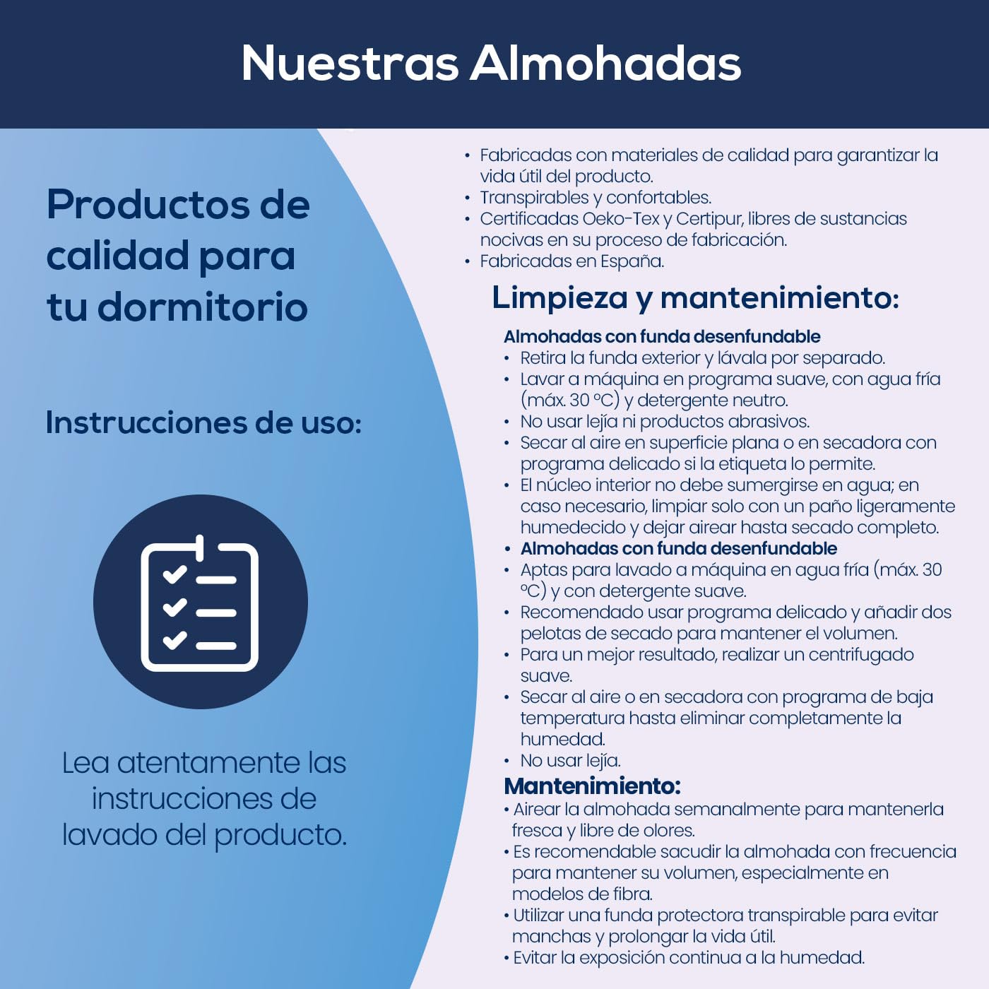 DUÉRMETE ONLINE - Almohada Viscoelástica Carbono Plus | Máximo Confort y Excelente Adaptabilidad con Propiedades Antiestrés | 2 Unidades de 70 x 40 cm
