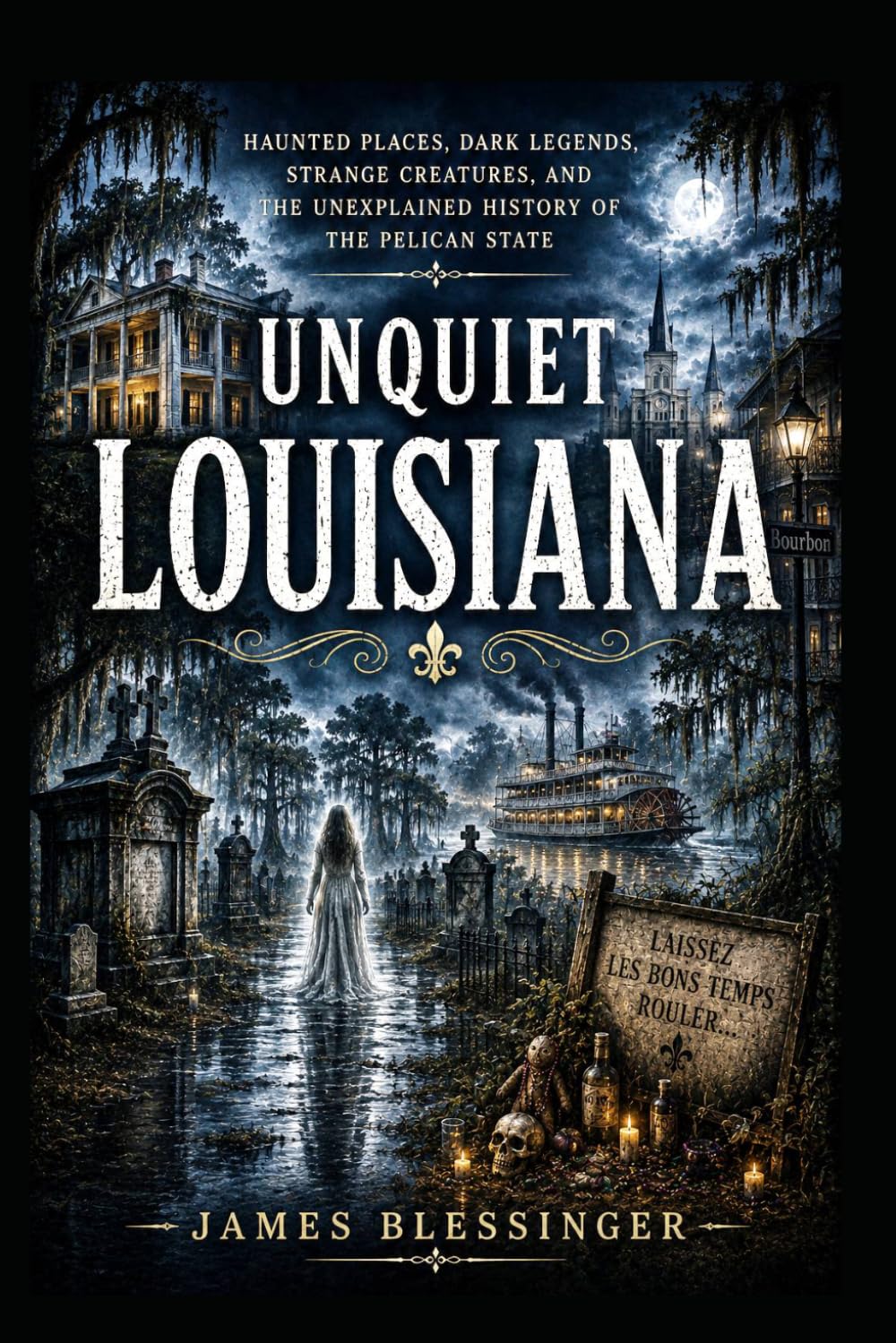 Unquiet Louisiana: Haunted Place, Dark Legends, Strange Creatures, and the Unexplained History of the Pelican State (Unquiet America: A Paranormal Folklore Series)