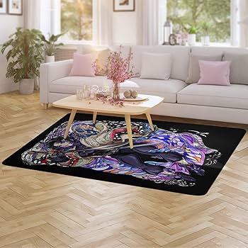 Amazon｜カーペット 鬼滅の刃 虫柱 胡蝶 しのぶ ホットカーペット ラグ