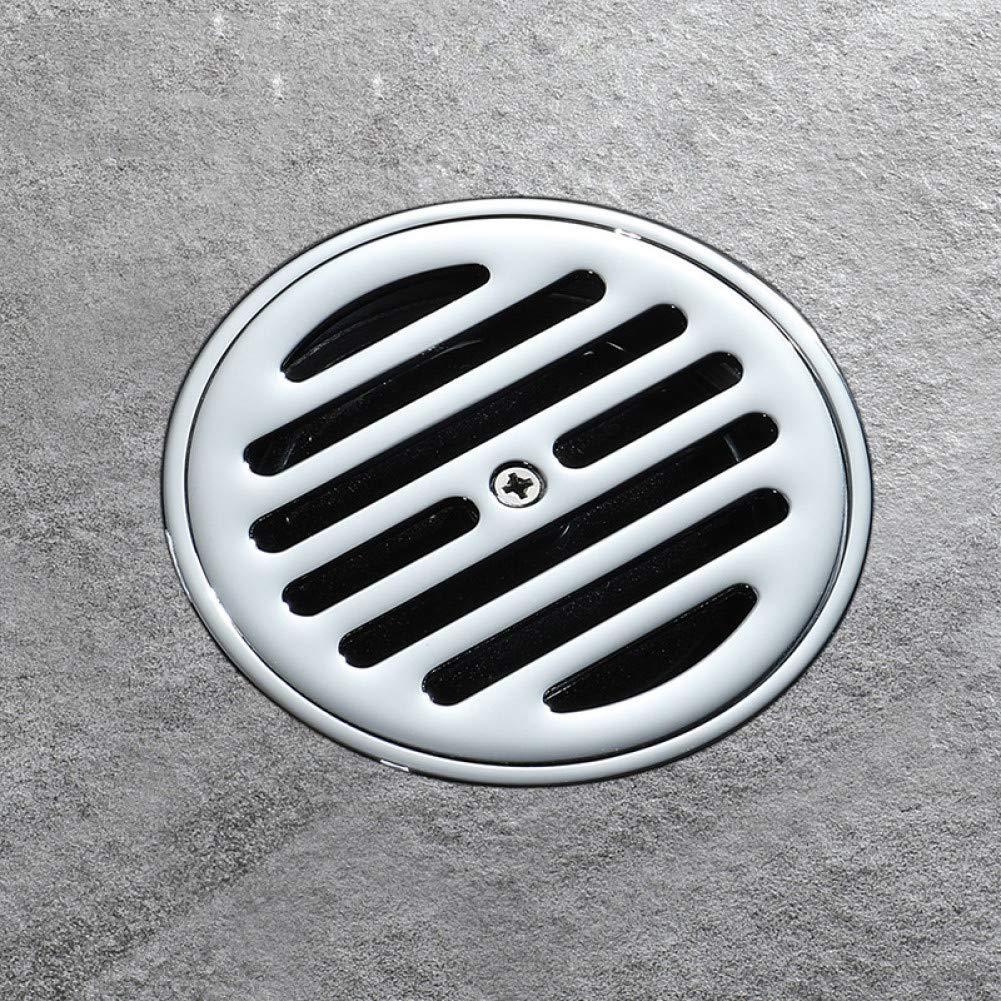Drain de douche anti-odeurs en cuivre contre les blocages de salle de bain