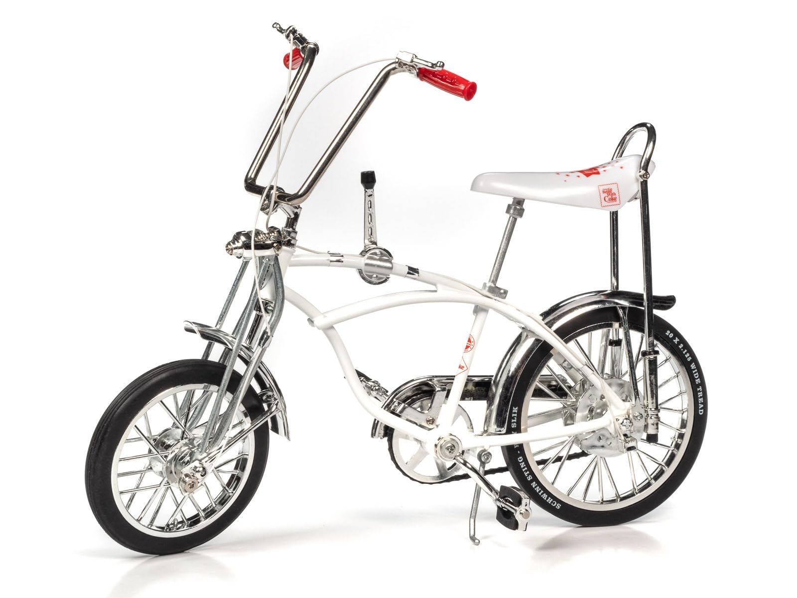 Amazon.co.jp: AMT Schwinn 1960 コカ・コーラ (ホワイト) 1:6スケール