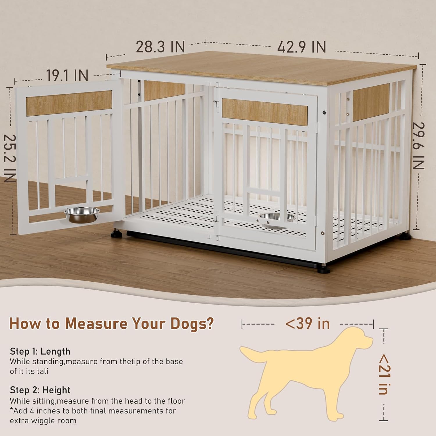 Stylish & Sturdy: Review of the Heavy Duty Dog Crate Furniture for Large Dogs