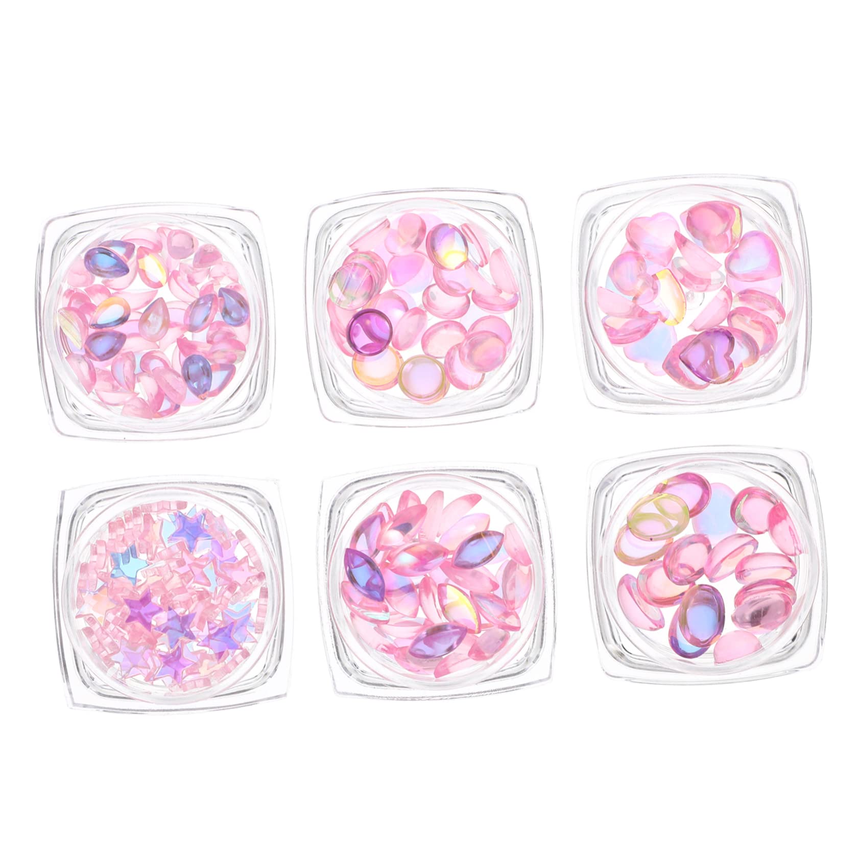 IWOWHERO Manicure Crystal Diamond Studs Nail Art Accessories Decorative Charms Home Professional Nail Art