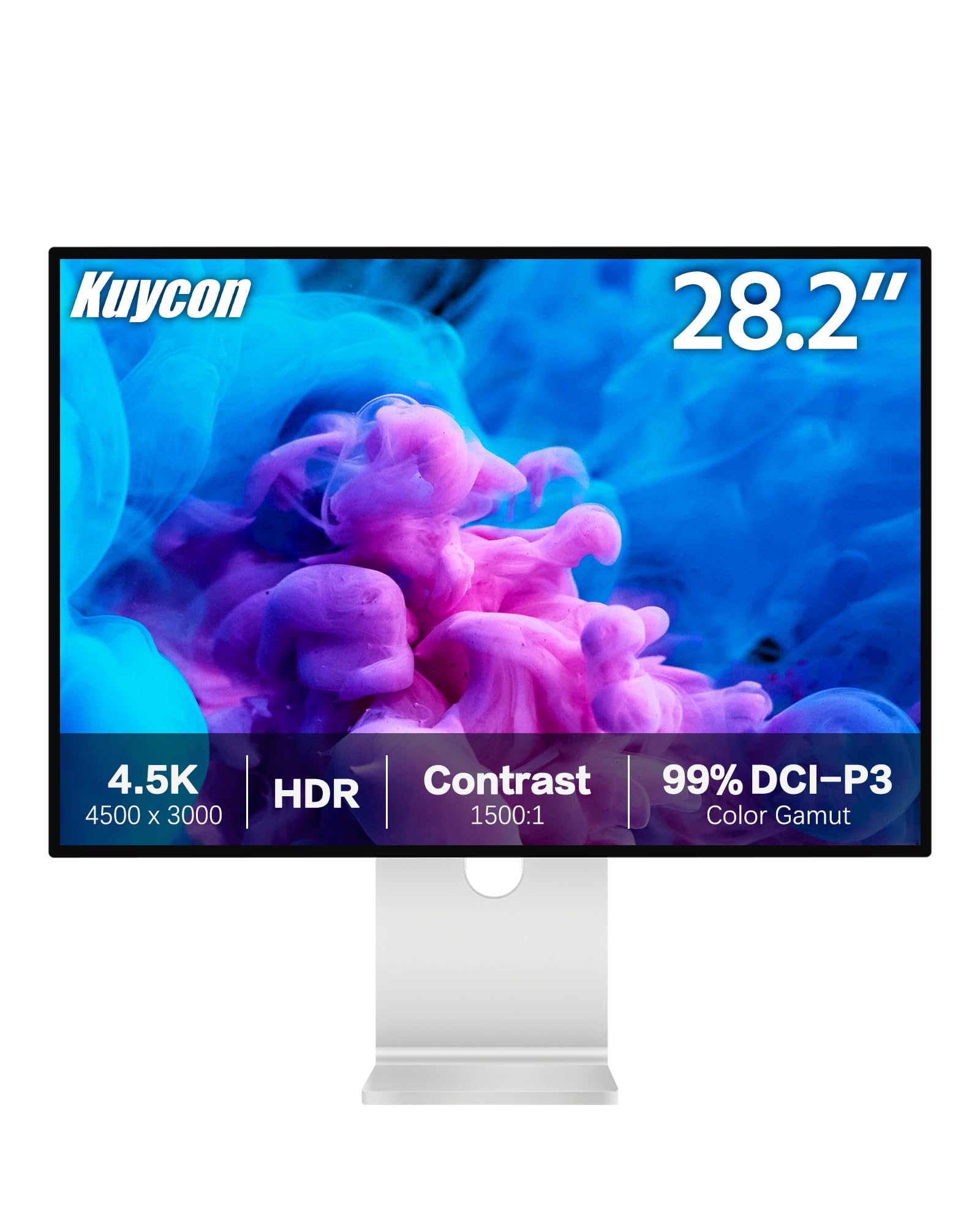 P20 Monitor 28.2 pulgadas 4.5K 4500x3000 formato 3:2, 60Hz, 10 bits 1.07B colores, USB-C 100W carga rápida, altavoces integrados, pantalla brillante ATW, soporte ajustable (Honeycomb - con soporte)