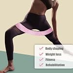 Resistance Bands 3 Strengths Level Optional Non-Slip Exercise Band Booty Loops for Women Yoga, Pilates, Rehab, Fitness and Home Workout