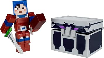 Minecraft Dungeons Battle Chest Figure Weapons & Accessories Action & Adventure Toy Based on Video Game Storytelling Play Display Gift for Ages 6+