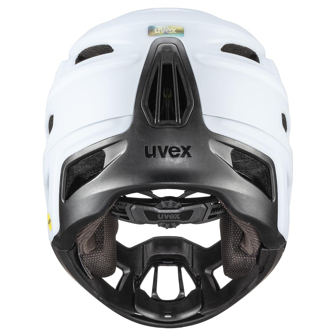 uvex revolt MIPS - ekstremalnie lekki kask MTB unisex - system MIPS - indywidualna regulacja wielkości - cloud-black matt - 57-61 cm