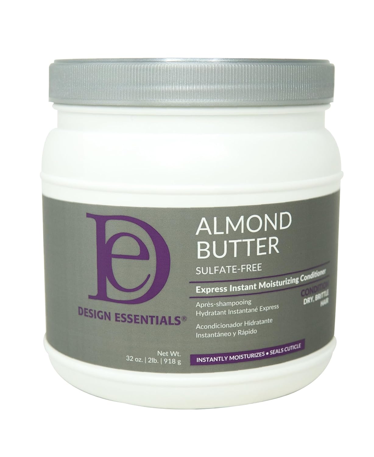Design Essentials Almond Butter Express Instant Moisturizing Conditioner, For Hydrating and Moisturizing Dry, Brittle Hair, 32 oz (Pack of 1) Design Essentials Almond Butter Express Instant Moisturizing Conditioner, For Hydrating and Moisturizing Dry, Brittle Hair, 32 oz (Pack of 1)