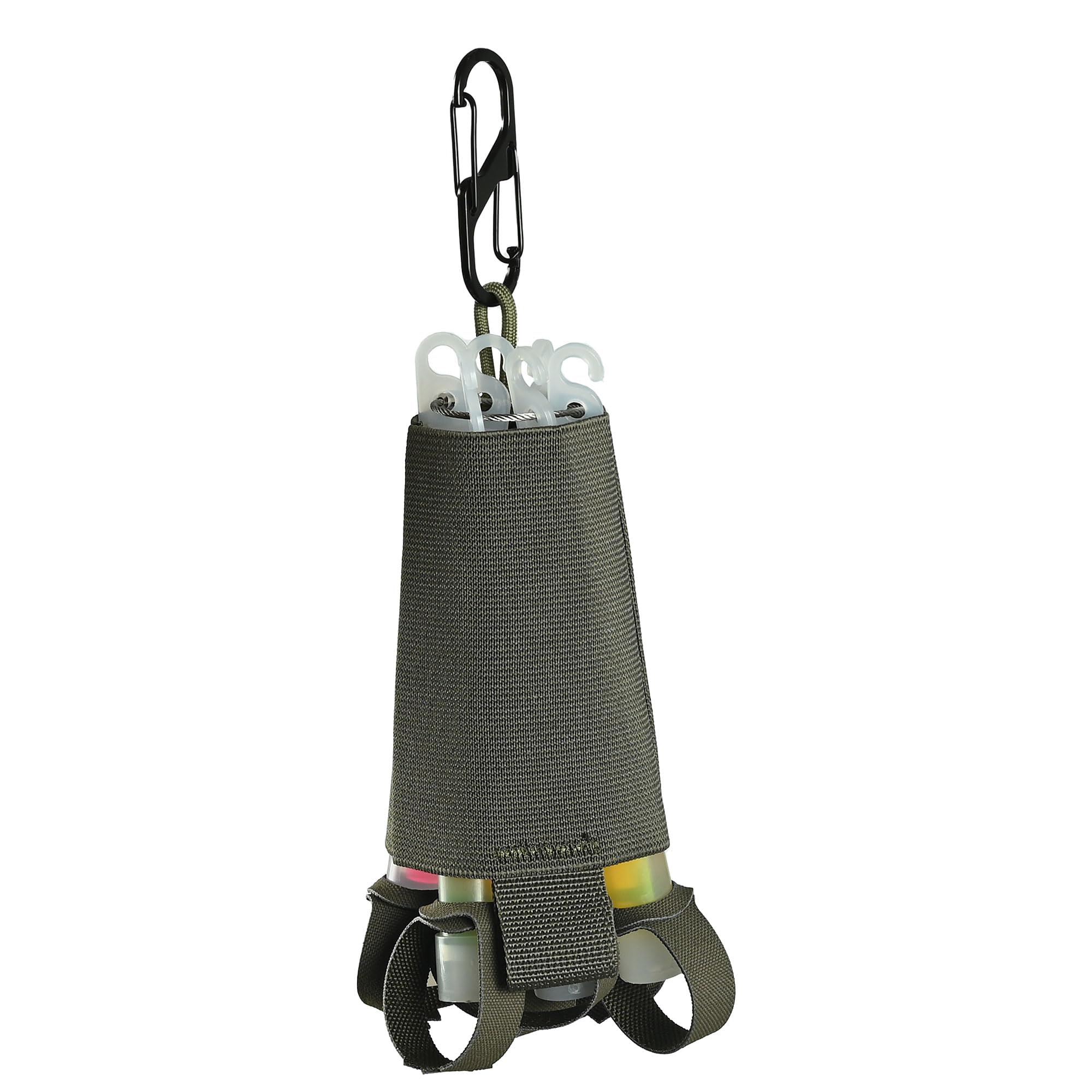 Tactical Chem Lights with Holders and Carabiner Clip,SABADO 6 Ultra Bright Glow Sticks with 12 Hour Duration for Camping Fishing and Hunting