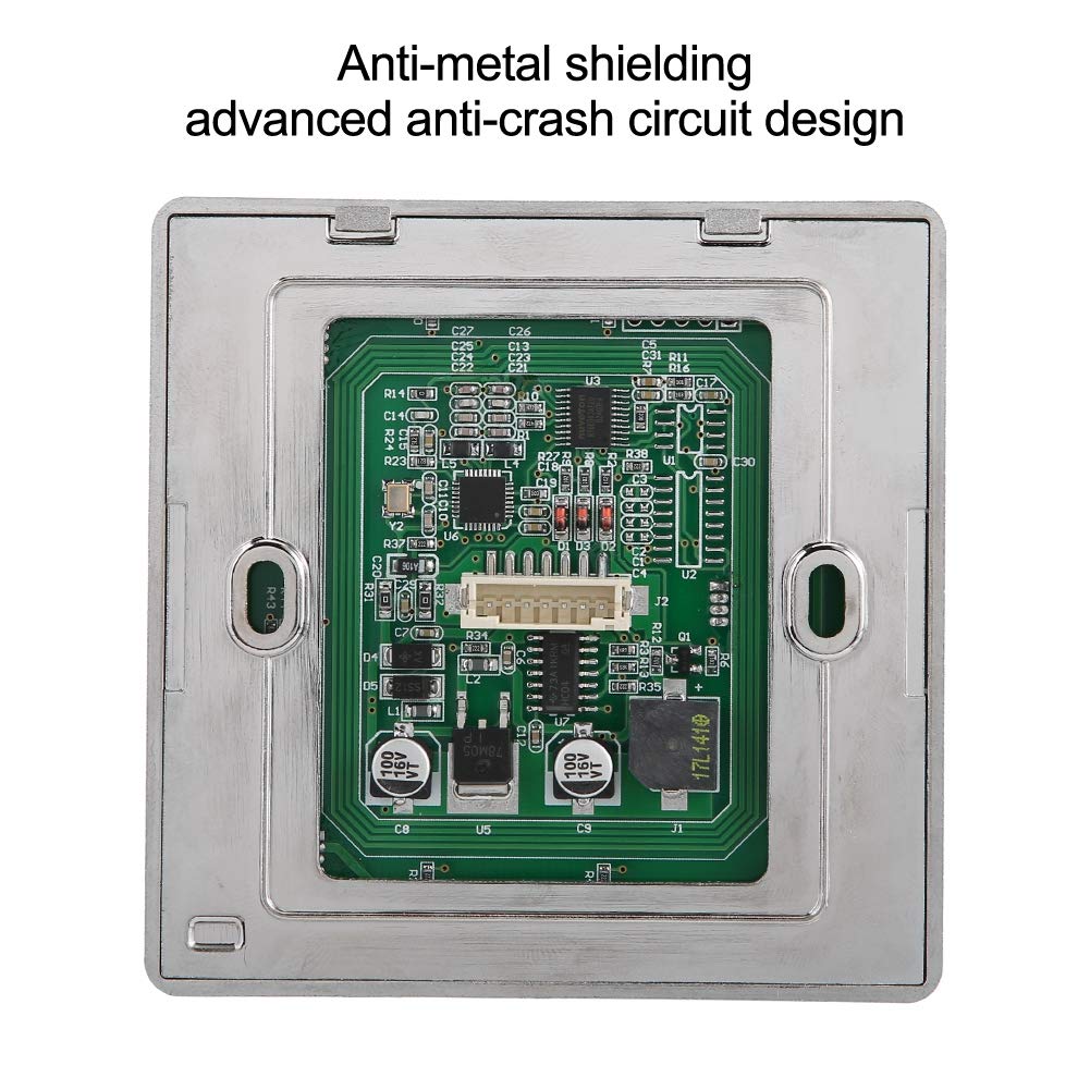 Dioche Ultra-Dünner wasserdichter RF-RFID Kartenleser Zutrittskontrolltastatur Wiegand26/34 für das Zutrittskontrollsystem (125 kHz ID-Karte)