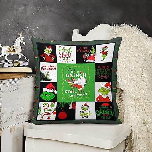 Miniatura 3 de Manta de Navidad ligera y ultra suave de forro polar decoración del hogar camas y sofás con funda de almohada 50 x 60 pulgadas