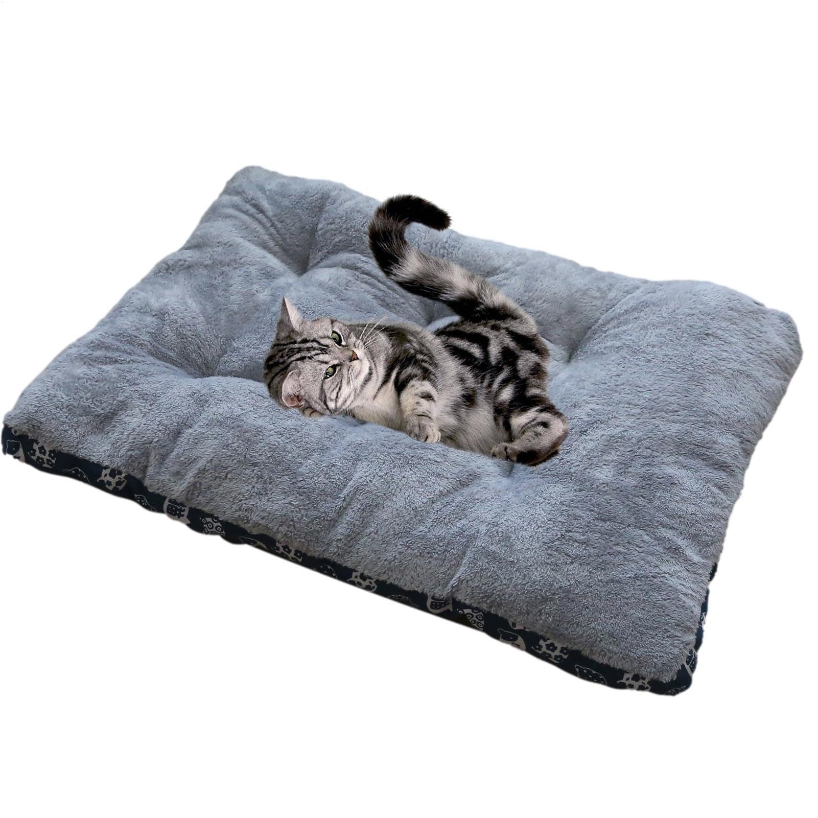 Cuccia per cani con fondo anti-scivolo, cuscino caldo, morbido e | confortevole, cuscino per il sonno del cane caldo e durevole con fondo anti-scivolo, tappetino confortevole antiscivolo per i