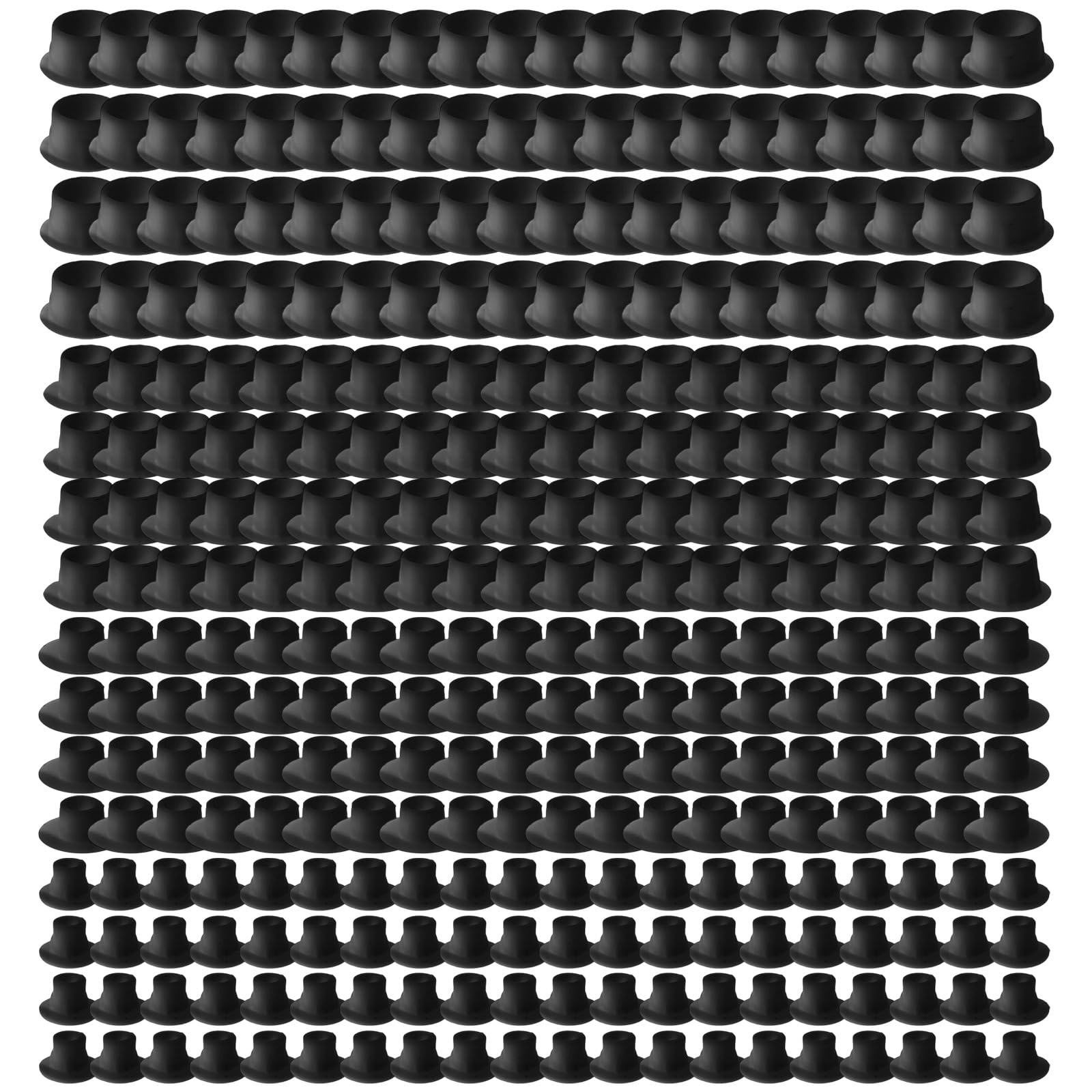 320Pcs Furniture Hinge Hole Covers Plug Decoration Caps 4 Sizes Cabinet Table Chair Holes Plug Quick Install Hole Plugs for Furniture Hinge Holes