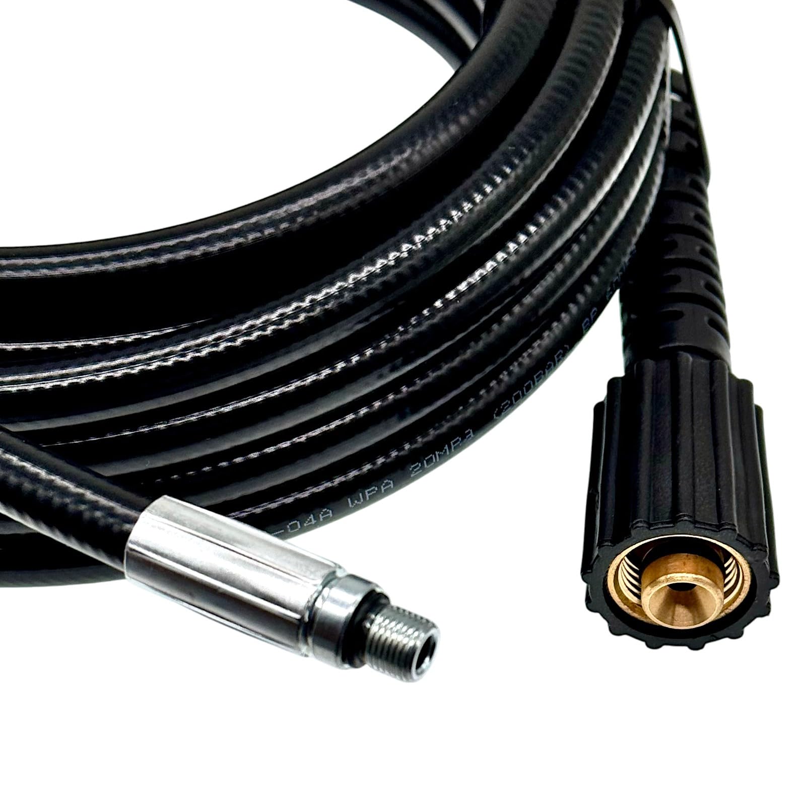 M&M Smartek Tuyau de nettoyage de canalisations pour nettoyeur haute pression Nilfisk, Alto avec filetage intérieur 1/2" avec mandrin de 14 mm