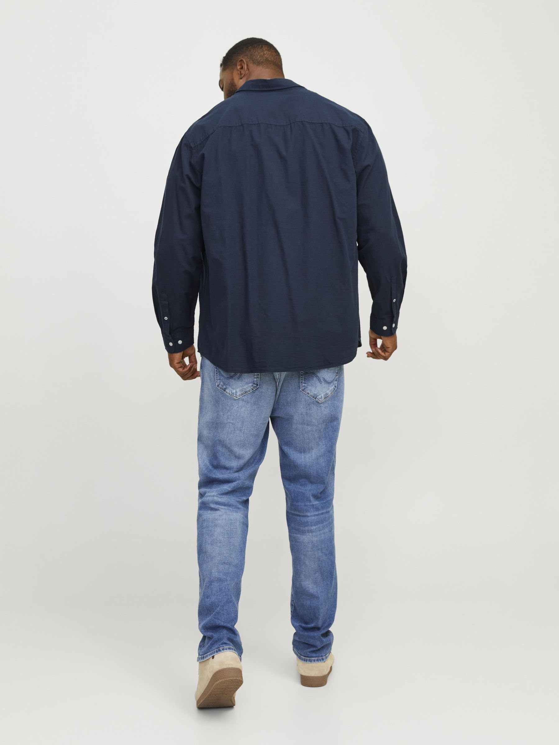 Jack & Jones Jjeoxford - Camiseta L/S S21 Noos Pls Camisa Casual Hombre (Pack de 1)
