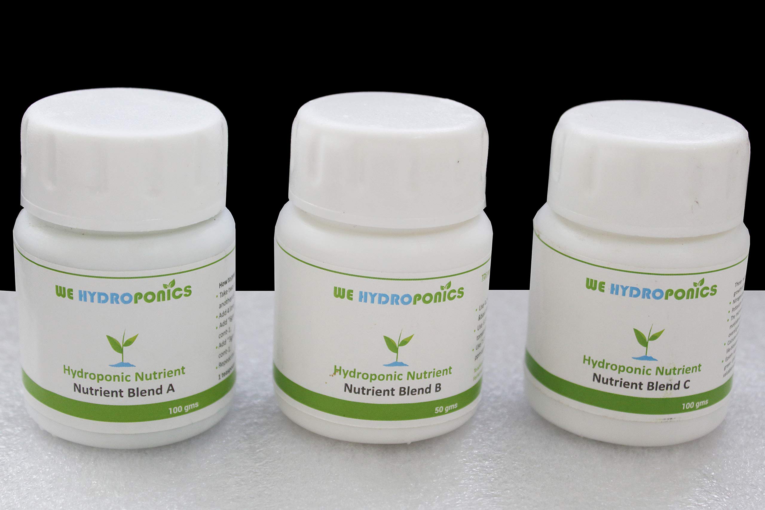 WE Hydroponics Nutrients - set of 250g, Three part, Powder, NPK+Micronutrients, Makes 200Liters Complete Nutrient (B07T8P88MM) Amazon Price History, Amazon Price Tracker