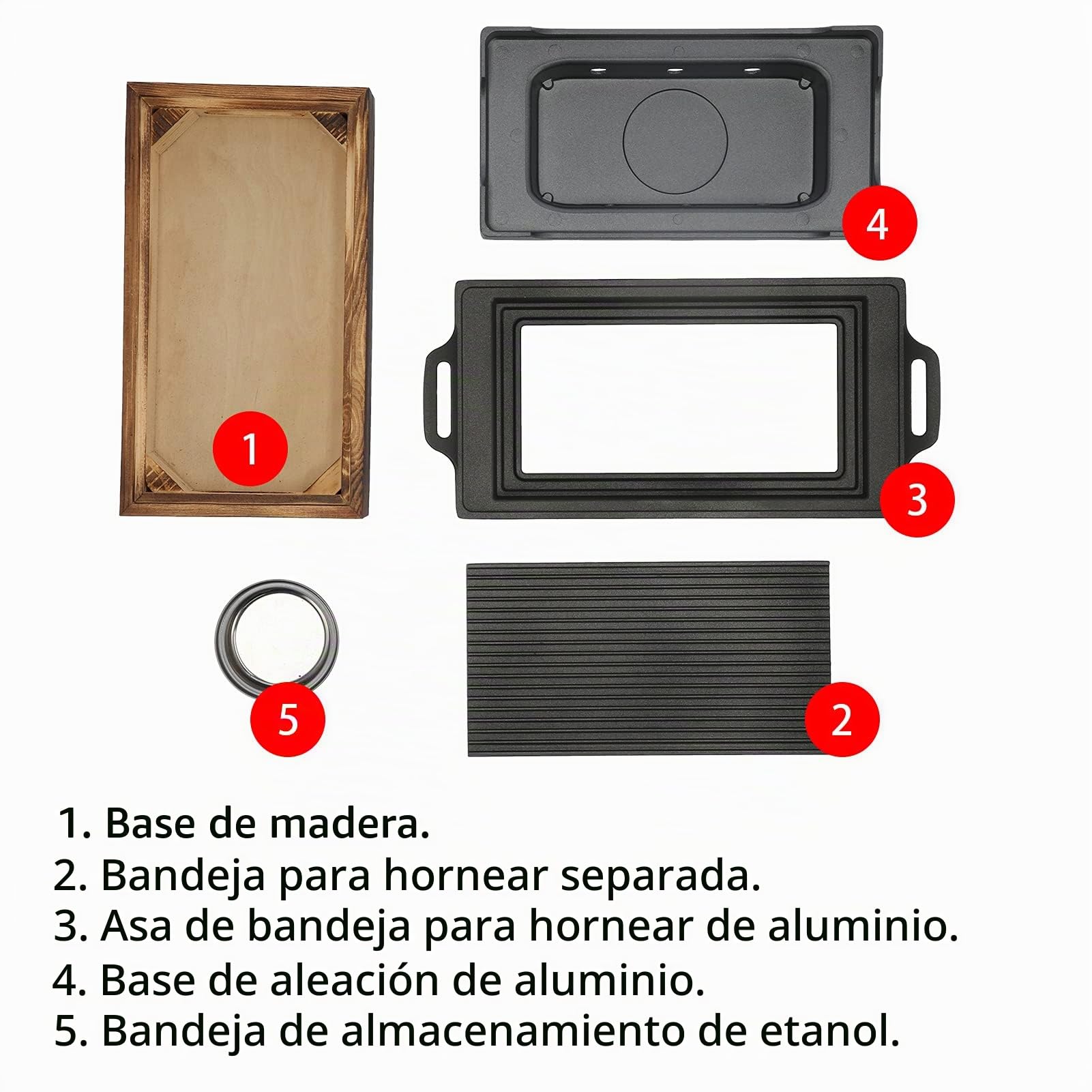 Parrilla de Barbacoa Estilo Japonés - Estufa Portátil de Carbón para Alimentos - Placa y Herramientas para el Hogar - Accesorios