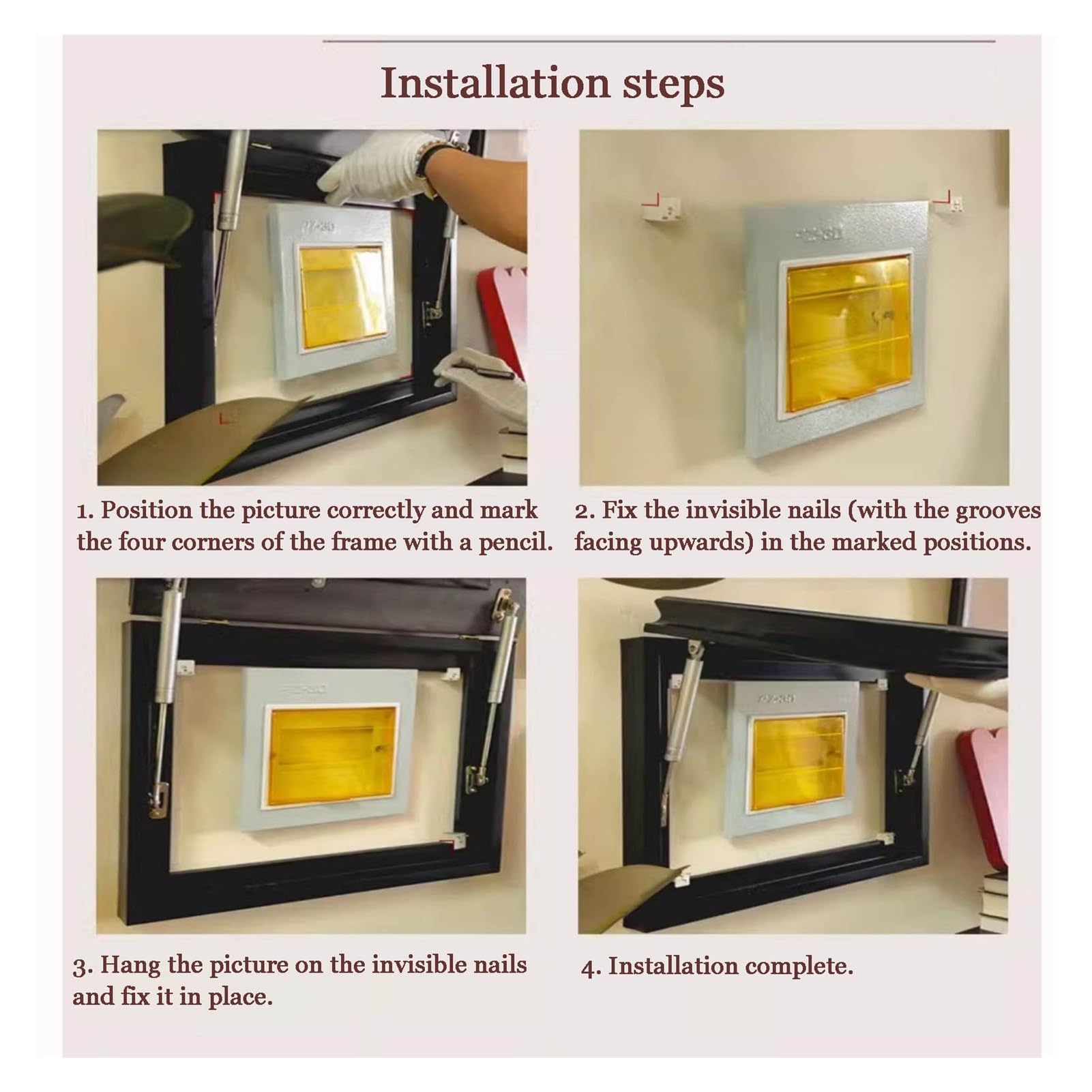 Cuadro Decorativo para Panel Eléctrico Fácil Instalación Tapa Caja Medidor de Gas Tapas Caja Medidor Eléctrico para Salones Oficina (27.56x19.69in)