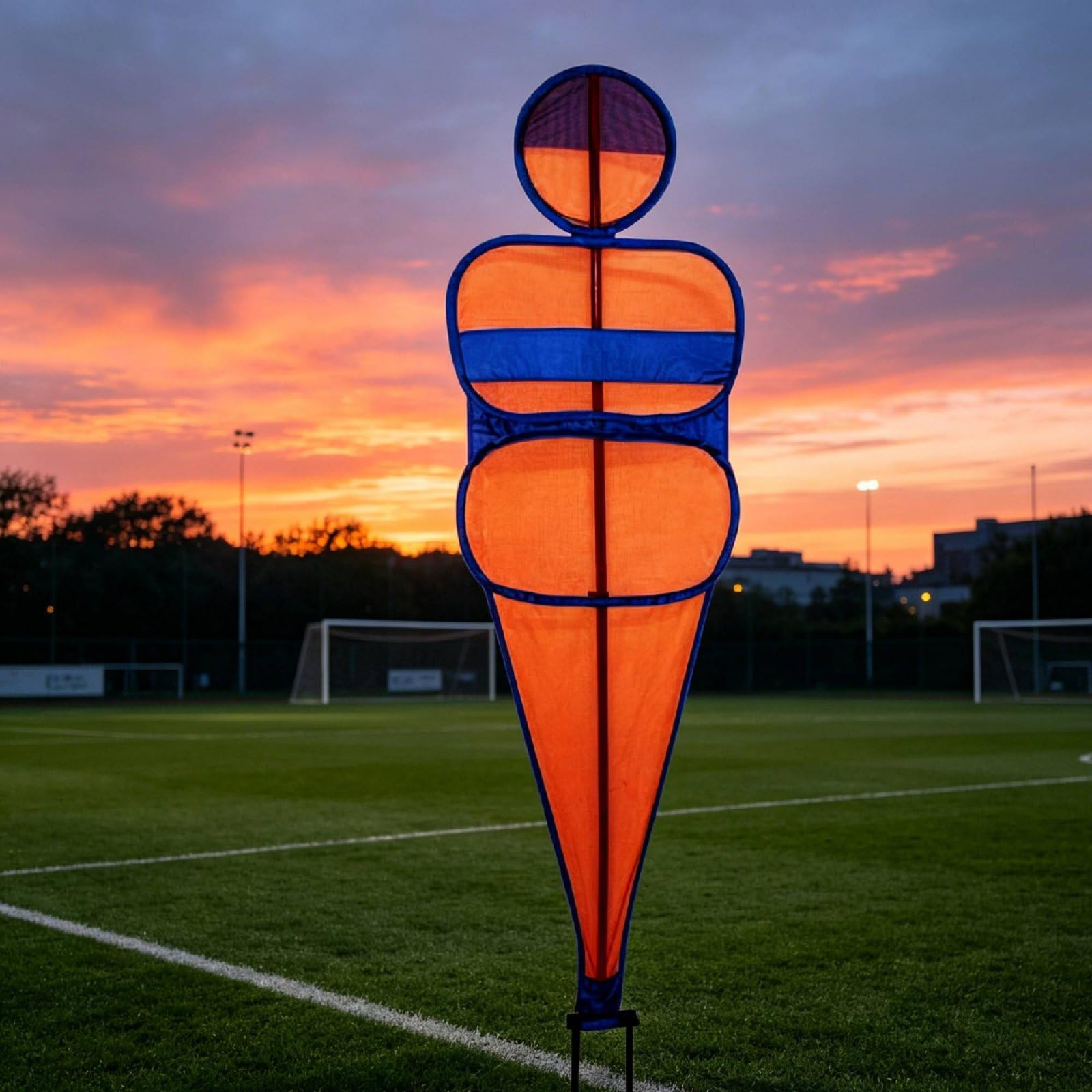 predolo 2 Pezzi Manichino Calcio Punizione Uso All'aperto Manichino Calcio Punizione Resistente Agli Urti Attrezzatura Sportiva per Allenatori, Calciatori